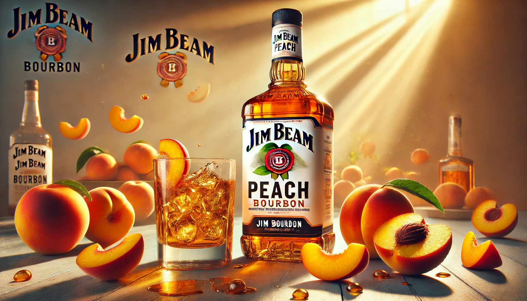 Виски Jim Beam Peach - Купить персиковый бурбон в Украине - Купить